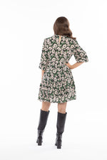 Collar Amy Smock Dress - Peony Pop