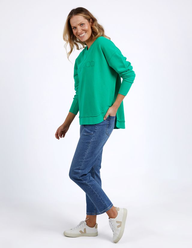 Simplified Crew - Bright Green
