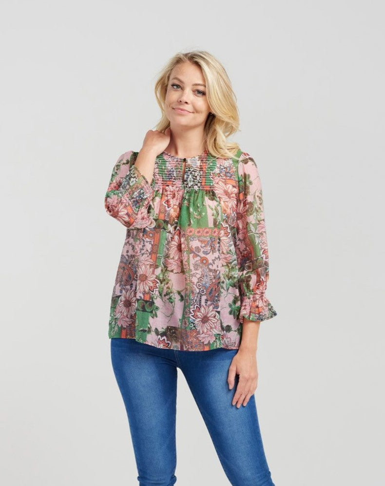 Ashley Top - Paisley Mix