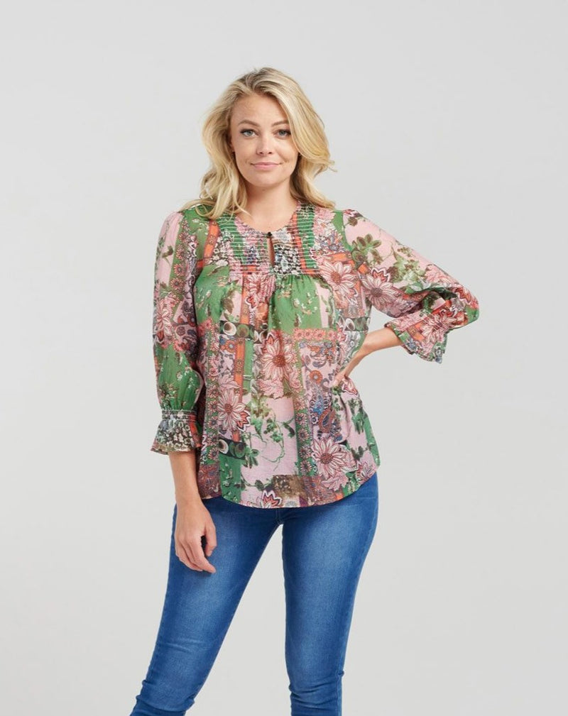 Ashley Top - Paisley Mix