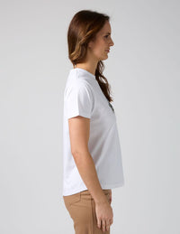 Ace Tshirt - White Leopard Cross