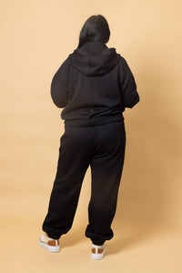 Adalee Pant - Embossed Black