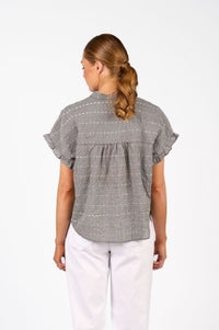 Addison Top - Black Check