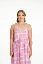 Adaline Dress - Pink Bloom Print