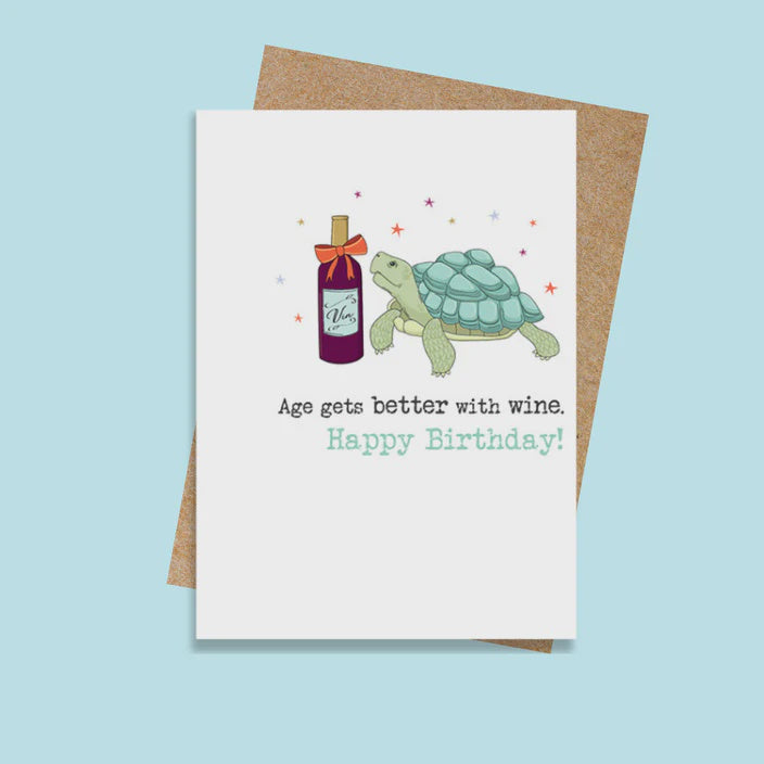Age Gets Better With Wine Card