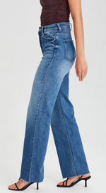 Alanis Wide Leg Jean - Denim Blue