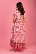 Alvin Maxi Dress - Pink Boho