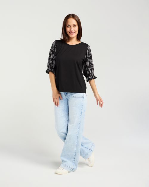 Amber Top - Black