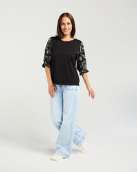Amber Top - Black