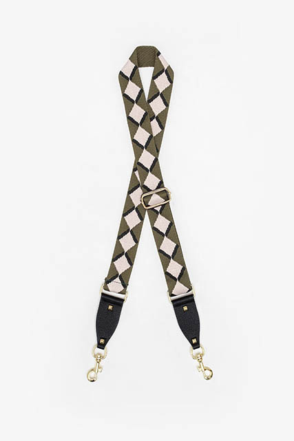 Bag Strap - Harlequin Diamond Khaki