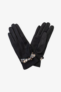 Leopard Bow Gloves