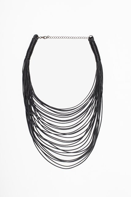 Multi Strand Necklace - Black