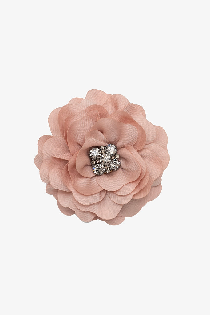 Flower Brooch Clip - Blush