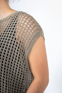 Chelsea Vest - Moss Gold