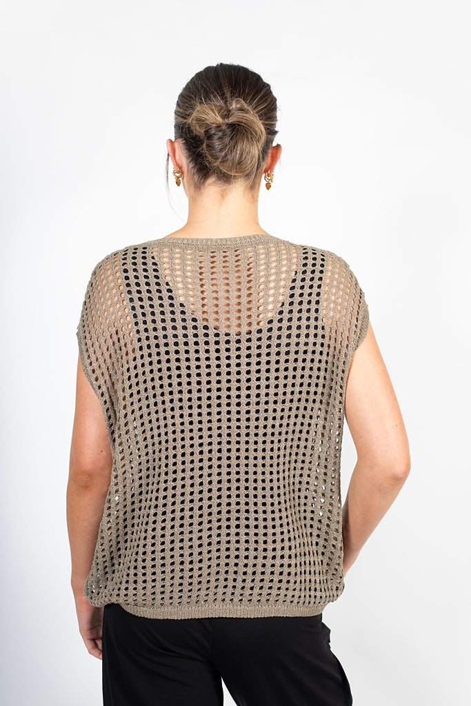 Chelsea Vest - Moss Gold