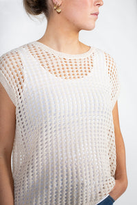 Chelsea Vest - Vanilla Gold