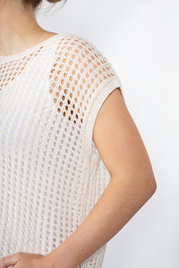 Chelsea Vest - Vanilla Gold
