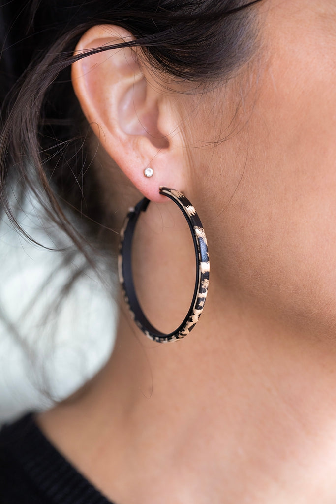 Safari Hoop Earring