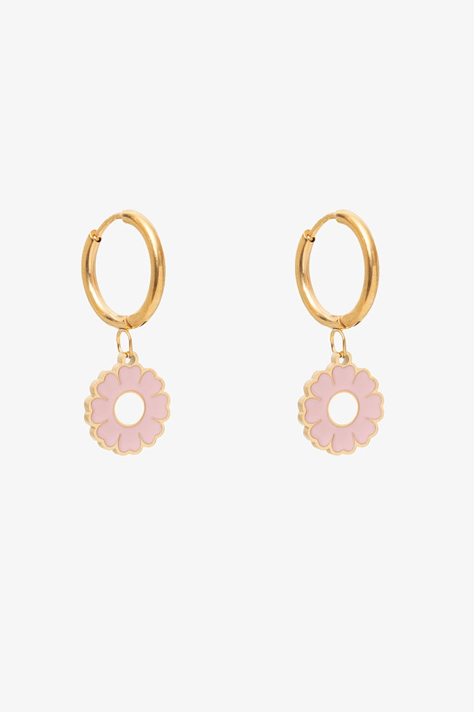 Pink Marigold Earring