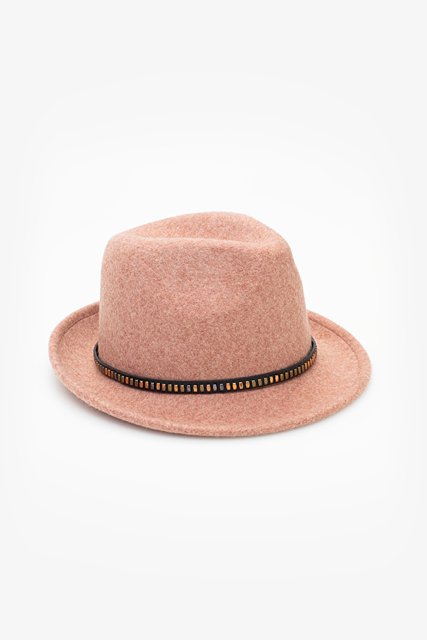 Trilby Fedora - Pink Marl