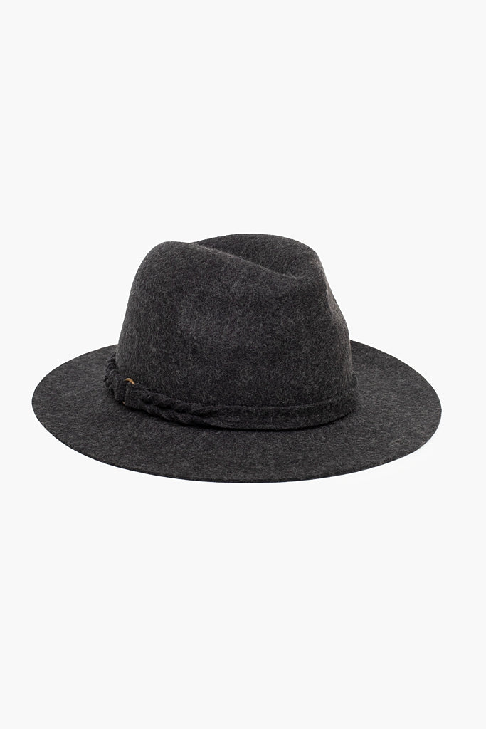 Jackson Fedora - Charcoal