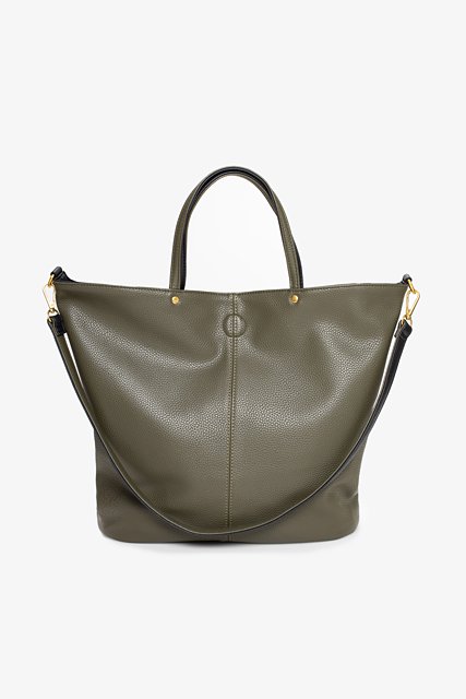 Hartley Reversible Tote - Black & Khaki