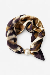 Pearl Fasten Neck Tie - Desert Fawn