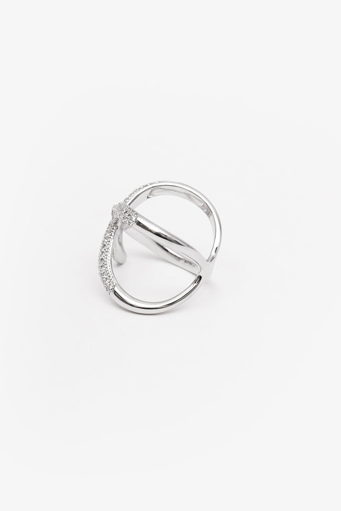 Scarf Ring - Silver Star