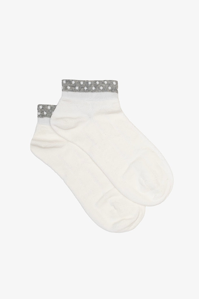 Ankle Sock - Dotty Bow
