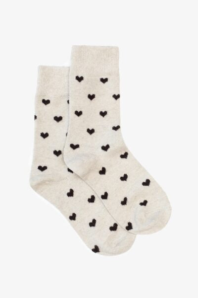 Oat Heart Sock