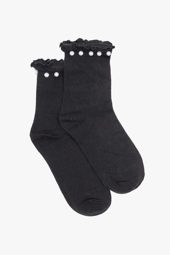 Black Pearl Top Sock