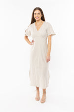 Applause Dress - Natural Linen