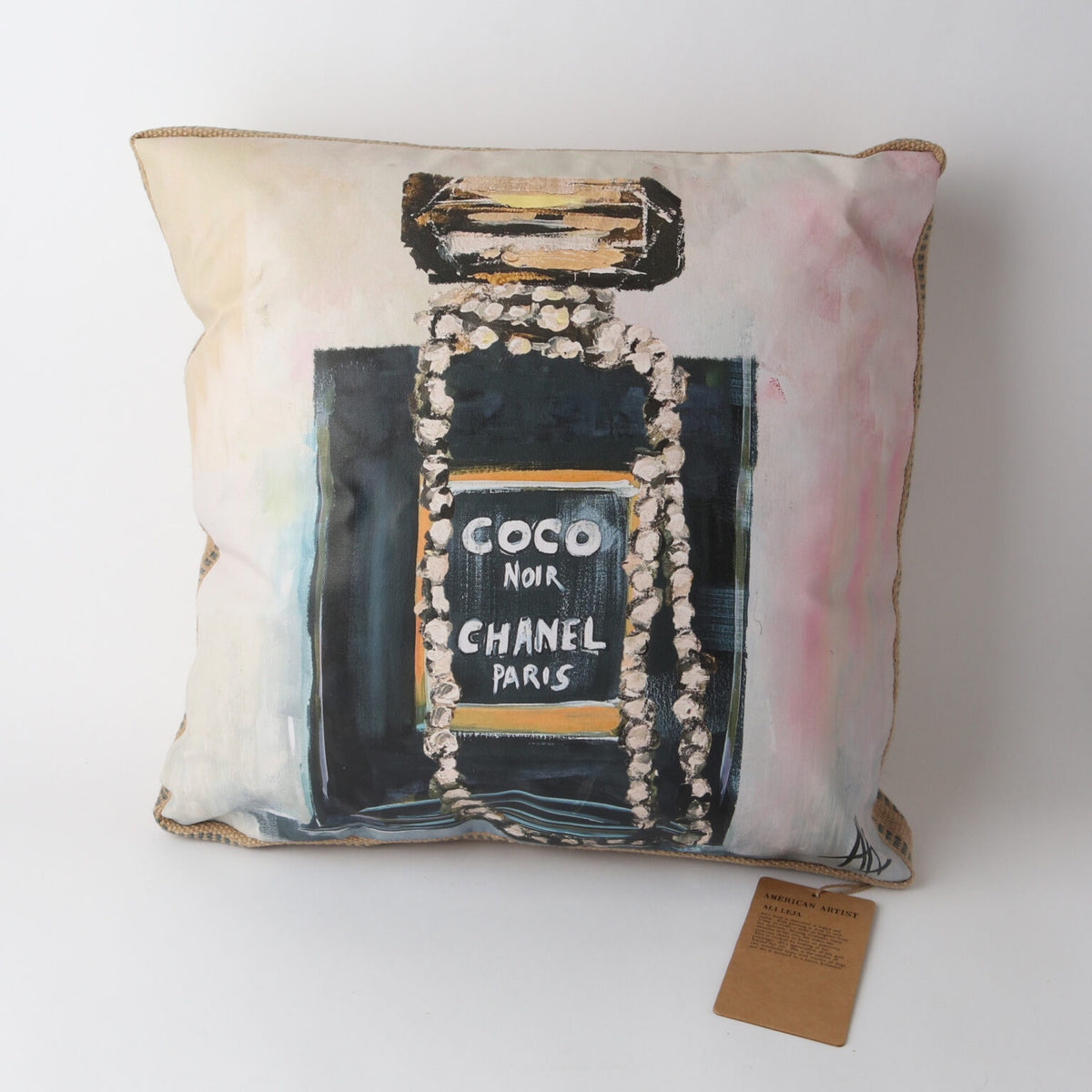 Art Cushion Burlap Coco