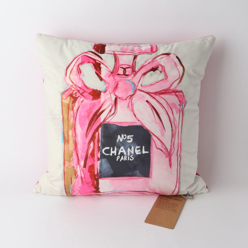 Art Cushion Velvet Bow