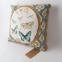 Art Cushion Burlap Butterfly