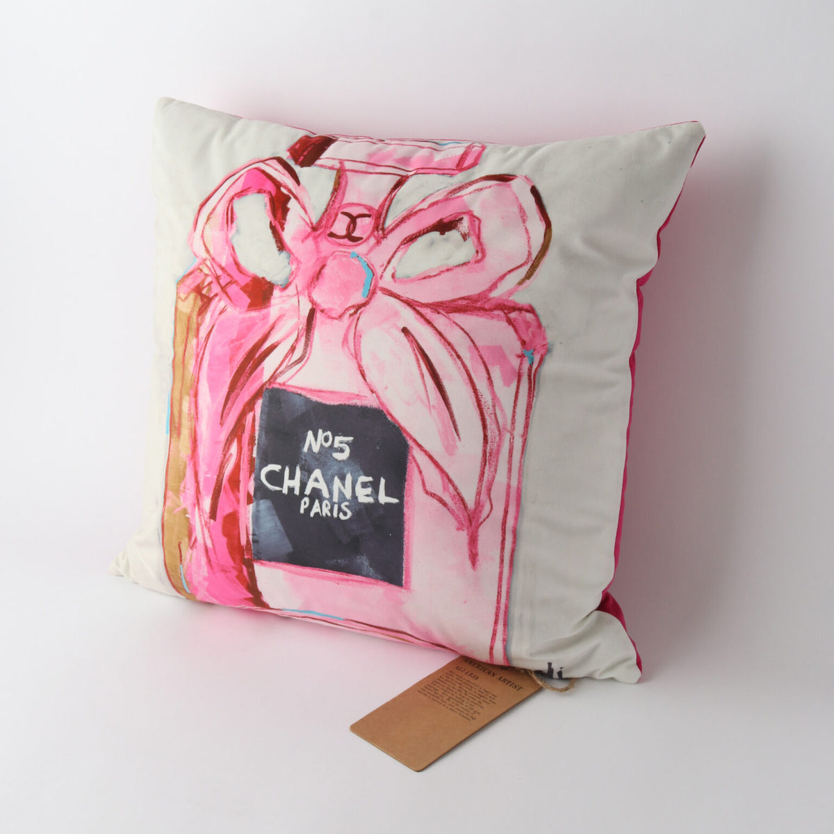 Art Cushion Velvet Bow