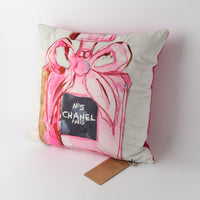 Art Cushion Velvet Bow