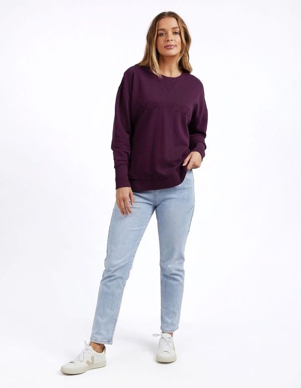 Simplified Crew - Plum