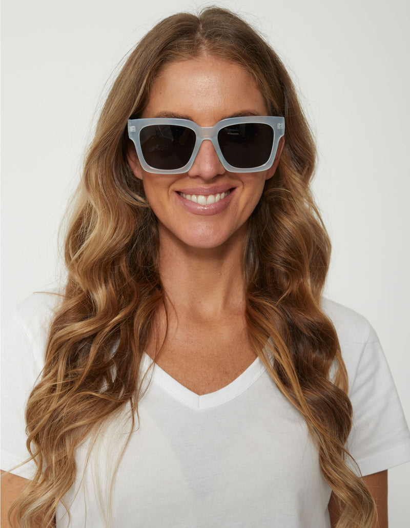 Avery Sunglasses - Baby Blue