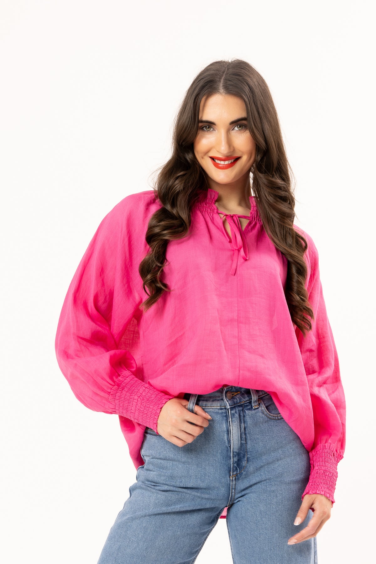 Encourage Top / Hot Pink