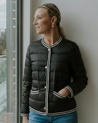 Fern 90/10 Down Jacket Black