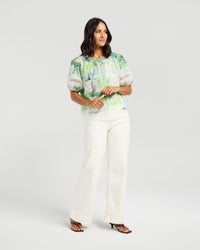Paige Top / Botanical Patch