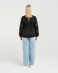Fatima Top / black