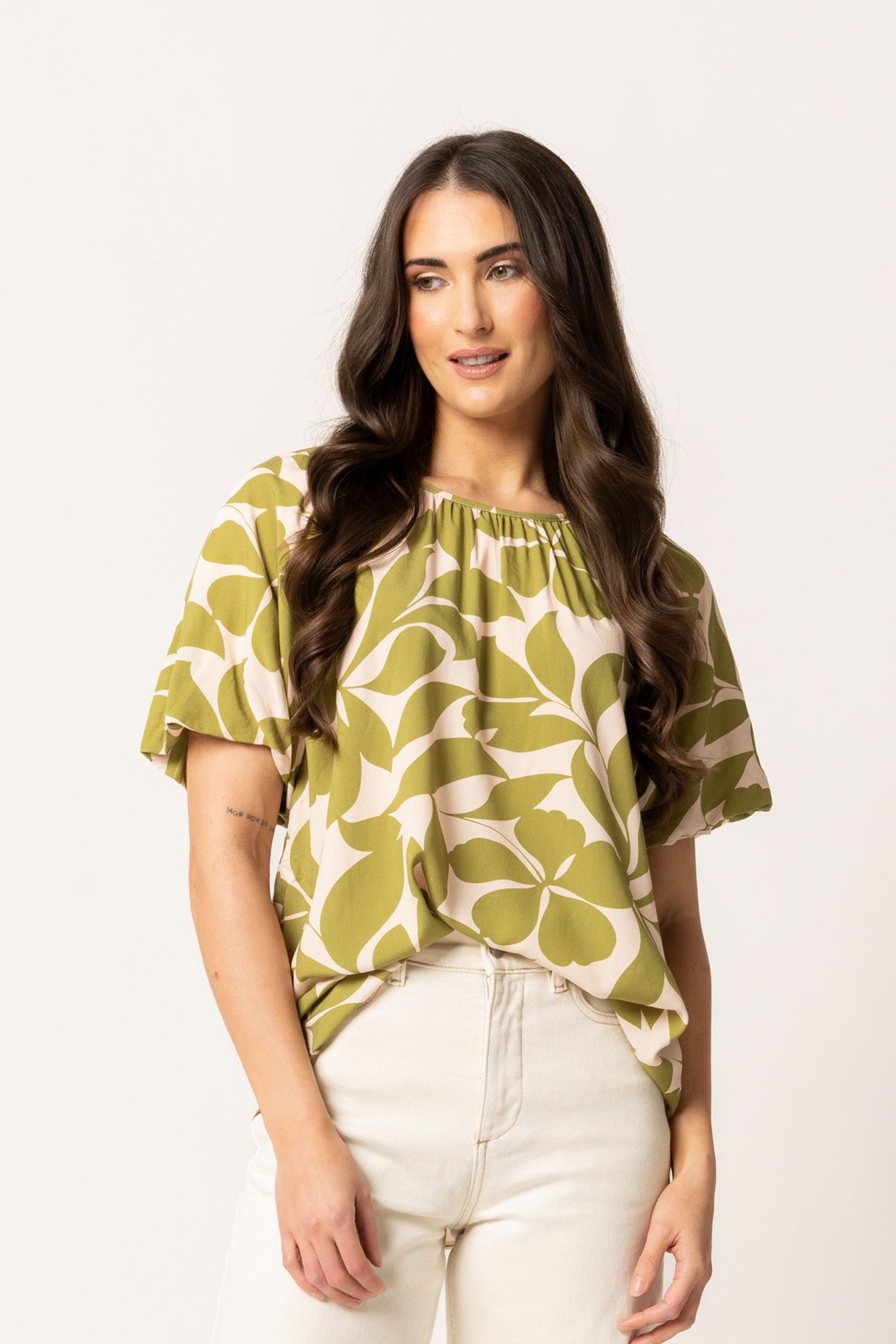 Haven Top / Avocado Leaf