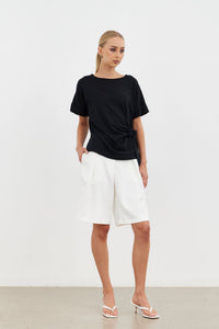 Zenith Tie Top - Black