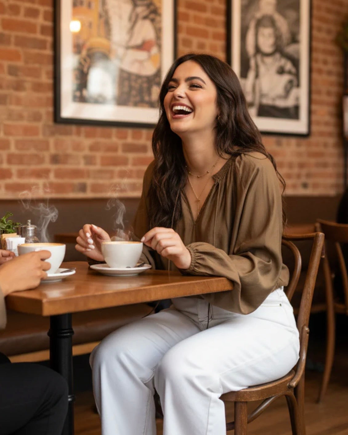 Ca Va Blouse - Coffee