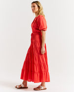 Aleja Dress - Fiesta Red