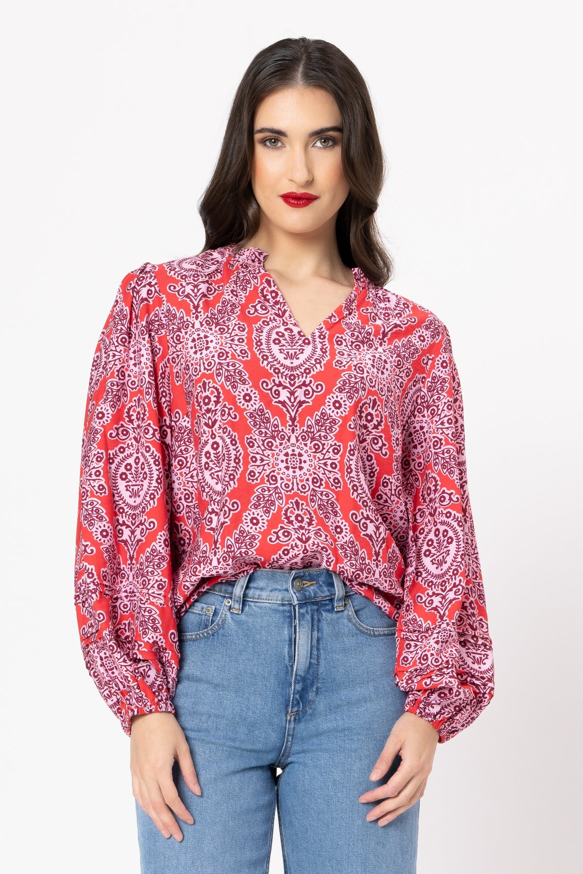 Maggie Blouse / Pink Charm