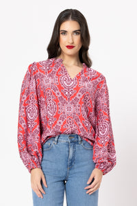Maggie Blouse / Pink Charm