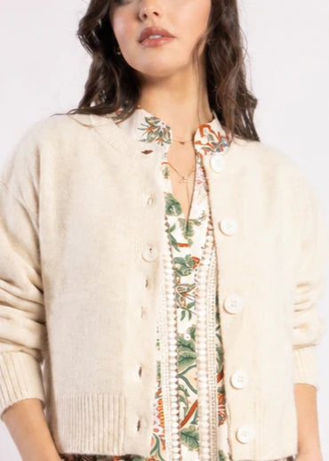 Jules Cardigan/ Oat